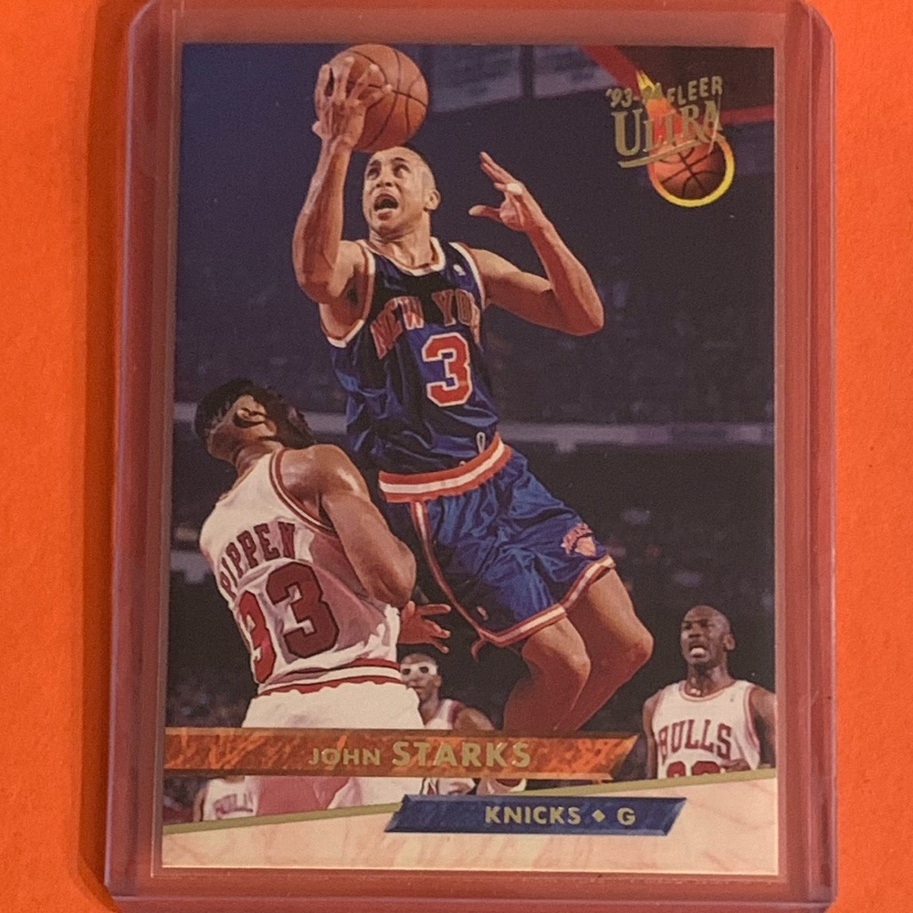 John Starks #132 1993-94 Fleer Ultra Basketball Trading Card
